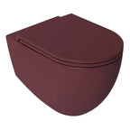 Sanitari sospesi Rimless con copriwater Soft Close BathCore serie Infinity 53x36