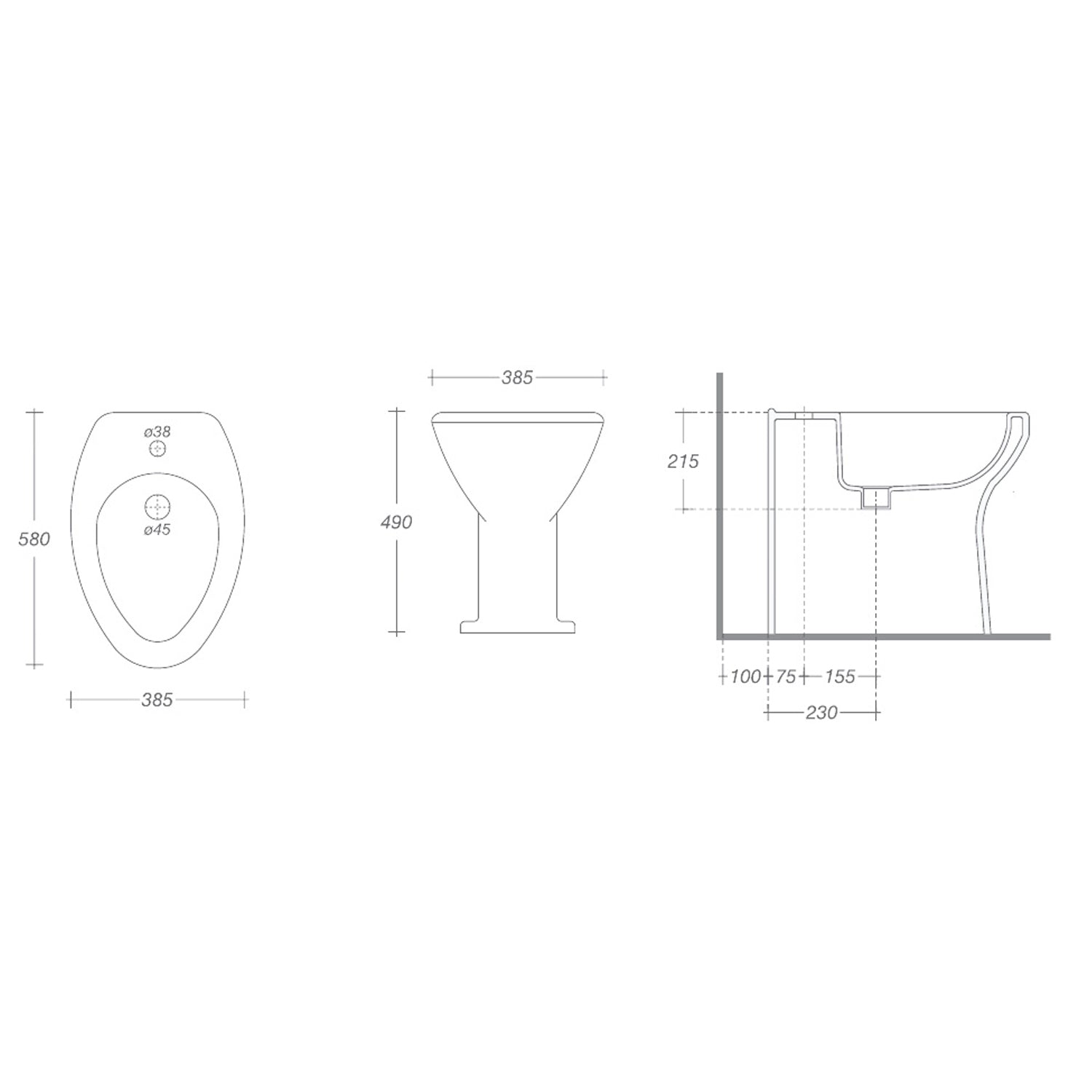 Bidet terza etÃ  e disabili BathCore