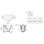Set sanitari a terra Azzurra serie Build con vaso WC
