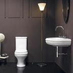 Lavabo da bagno sospeso cm 70 stile classico Ceramica Azzurra serie Charme