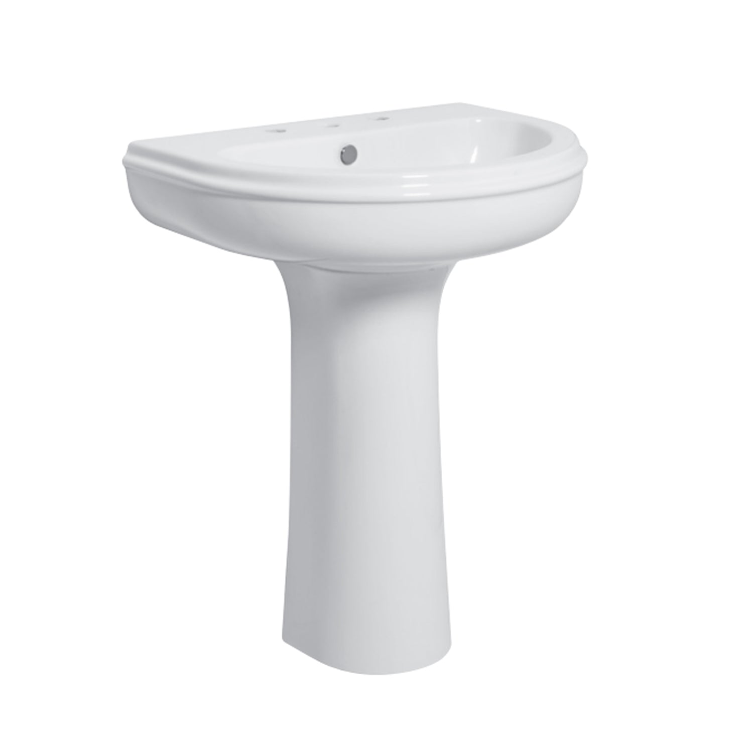 Lavabo con colonna Azzurra serie Charme 70x51xH85