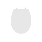 Sedile Eurovit di Ideal Standard con cerniere in plastica 365x445x40 mm - Bianco Lucido
