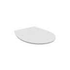 Sedile Eurovit di Ideal Standard con cerniere in plastica 365x445x40 mm - Bianco Lucido
