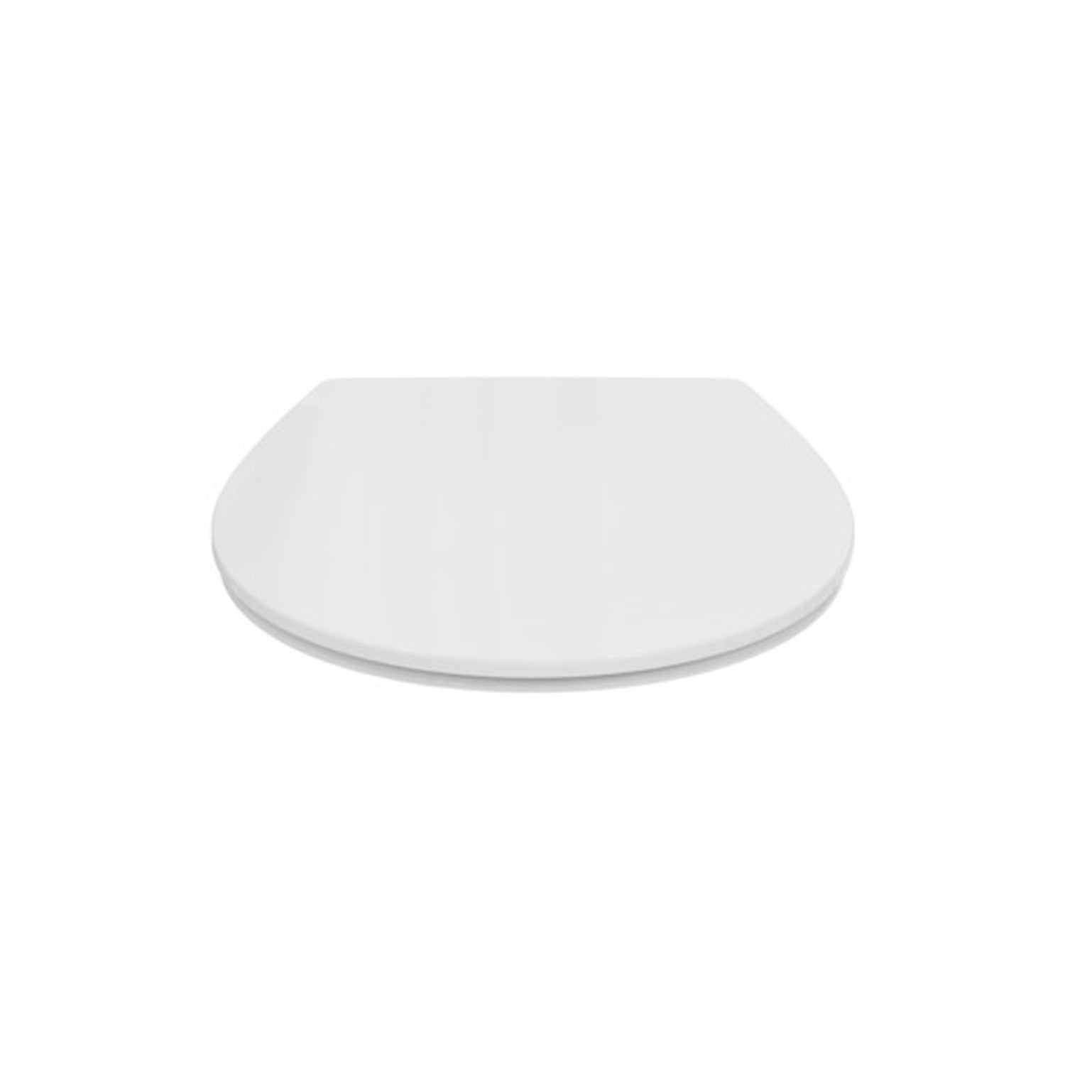 Sedile Eurovit di Ideal Standard con cerniere in plastica 365x445x40 mm - Bianco Lucido