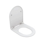 Copriwater Soft Close per vaso sospeso BathCore serie Infinity color Bianco Opaco