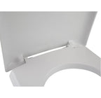 Sedile wc in termoindurente per vaso Eos serie Riace-Segesta con cerniere regolabili