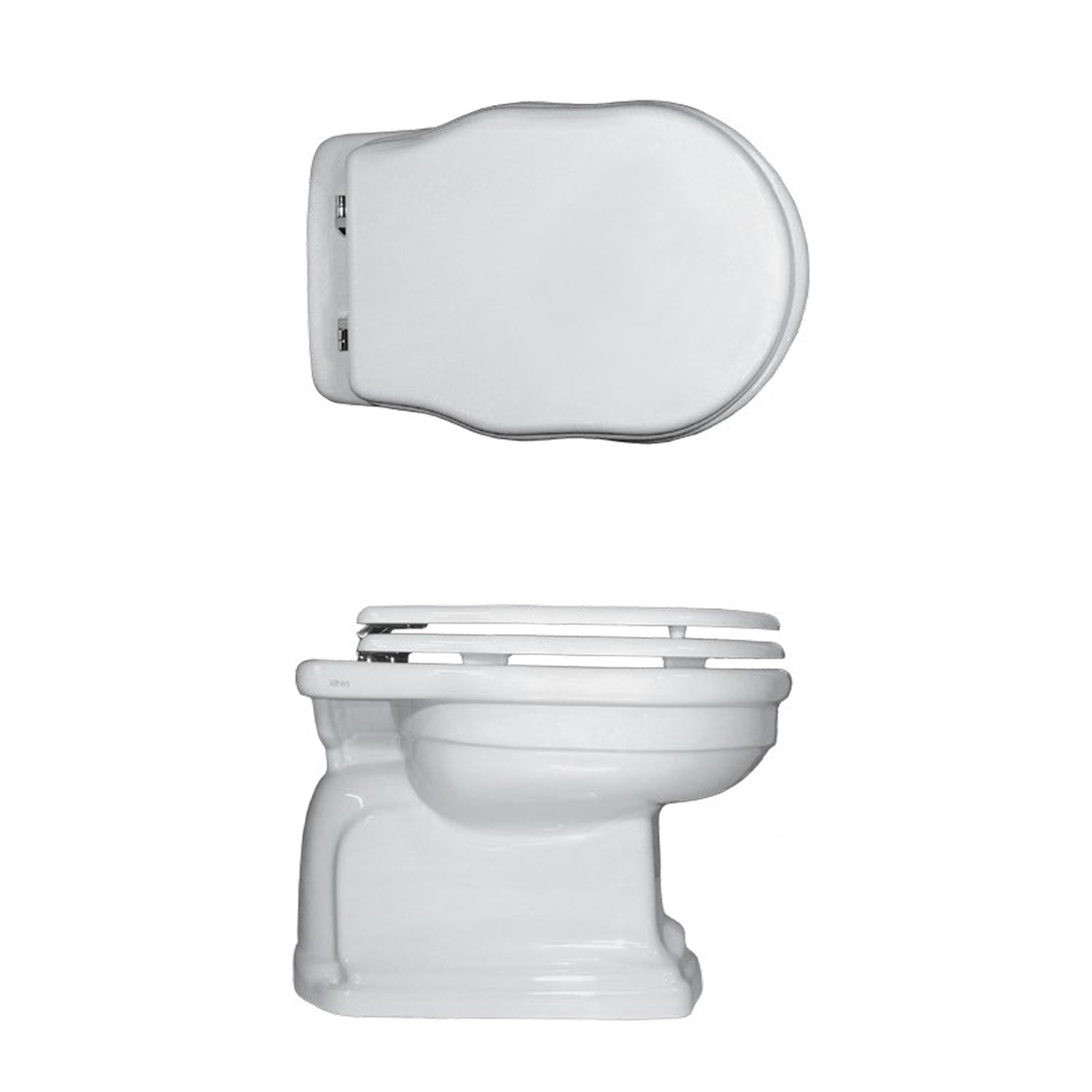 Vaso a terra 55x36 cm serie Royal di Ceramica Althea con sedile normal close