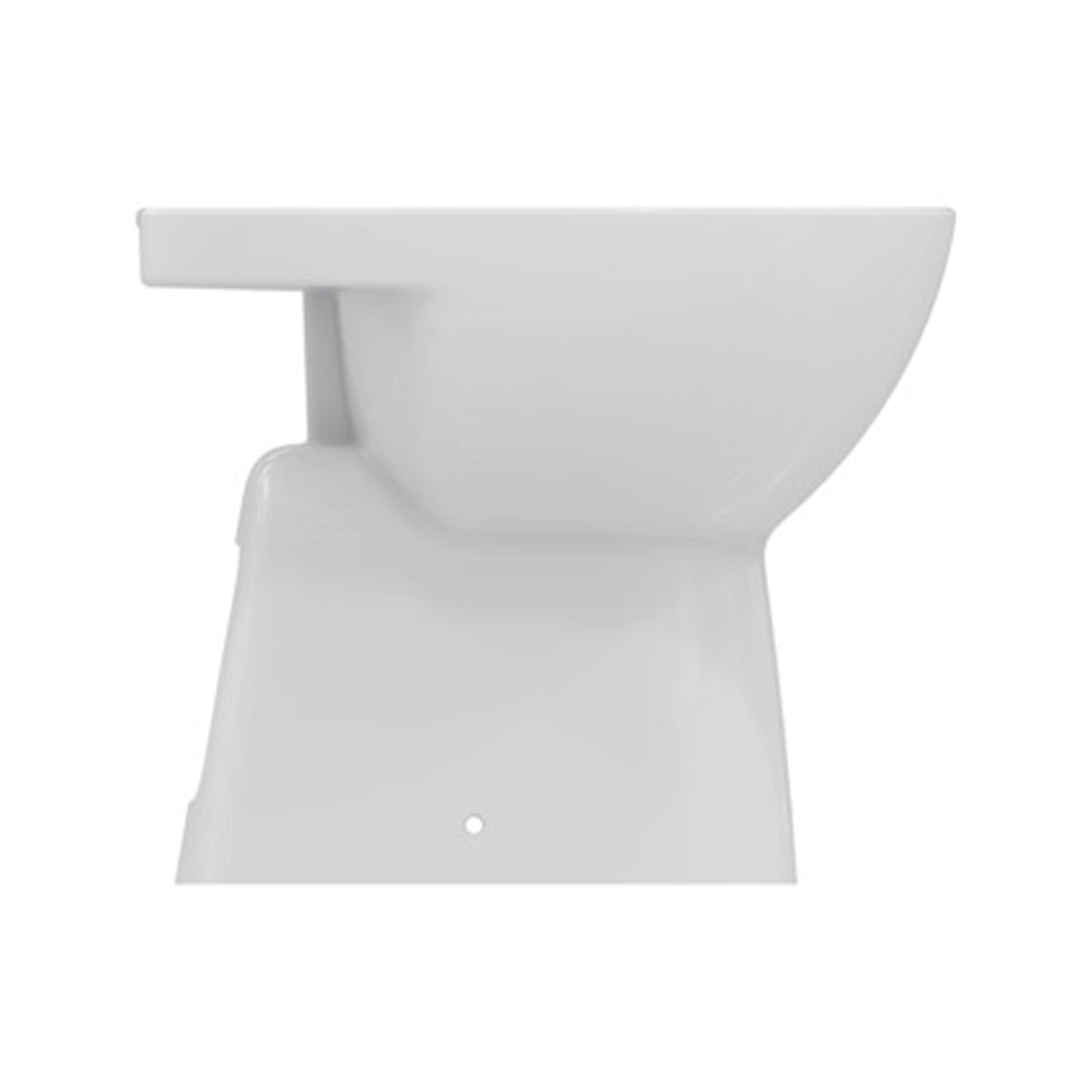 Sanitari distanziati da parete con sedile a chiusura tradizionale collezione Life Ideal Standard- scarico a terra