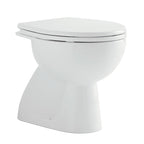 Sanitari distanziati da parete con scarico a parete wc+bidet +sedile softclose Geberit 'ColibrÃ¬ 2' cm 53