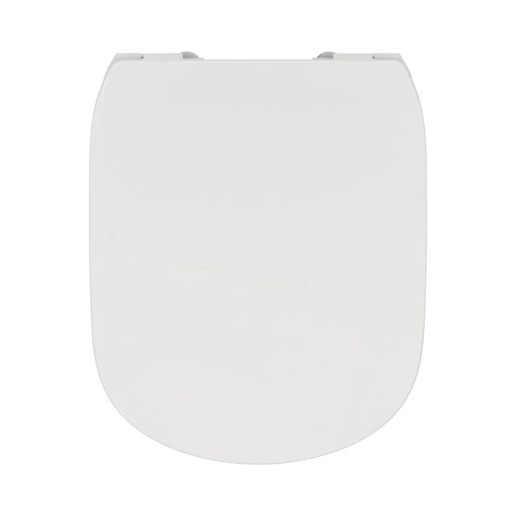 Sedile in termoindurente Slim Ideal Standard Tesi chiusura rallentata Bianco Seta