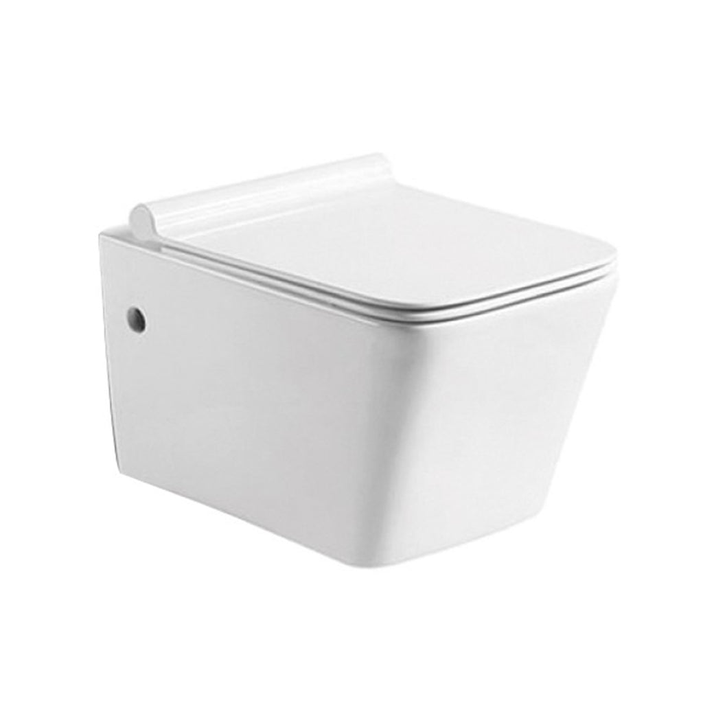 Coppia Sanitari Sospesi BathCore Pluma Evo Vaso sospeso + bidet sospeso + copriwater