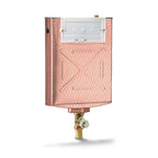 Cassetta incasso Pucci in rame per wc a terra con pulsante basso