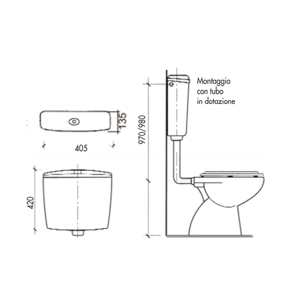 Cassetta a zaino Kariba modello 'Biblo Duo' con doppio pulsante