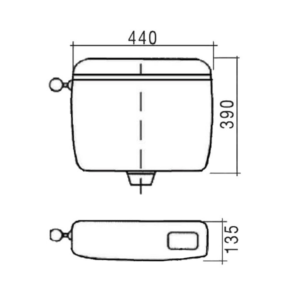 Cassetta a zaino Kariba modello 'Super' con doppio scarico