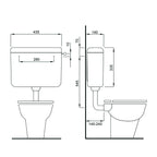 Cassetta a zaino Schwab modello 'Iris' singolo scarico