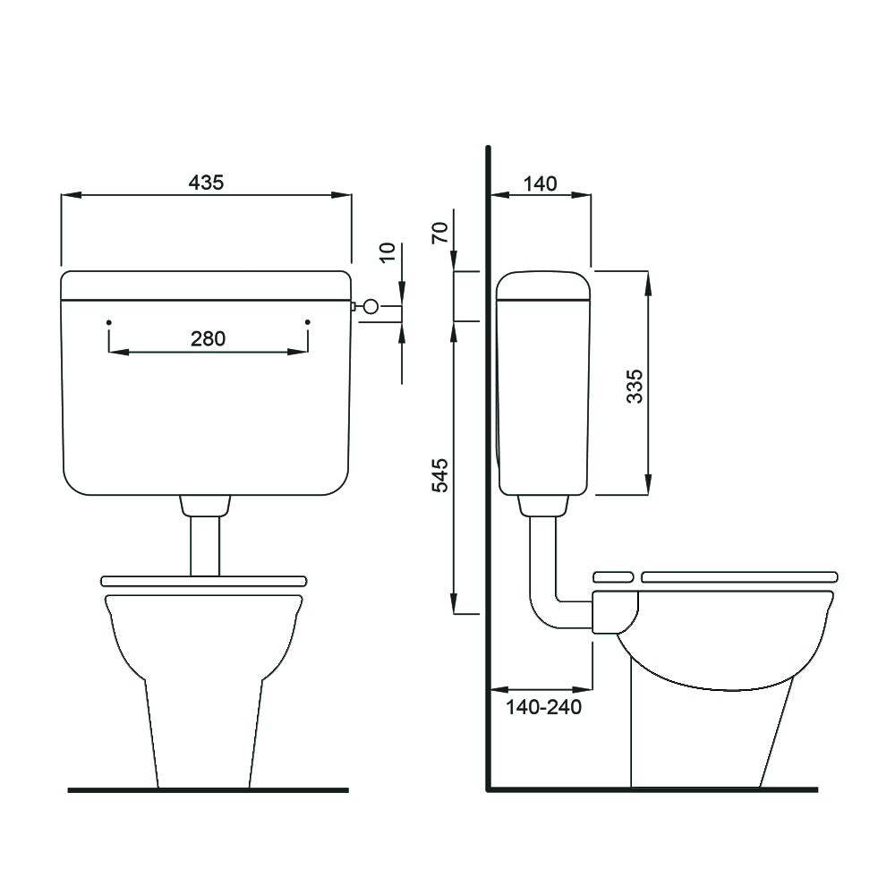Cassetta a zaino Schwab modello 'Iris' singolo scarico