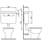 Cassetta a zaino Schwab modello 'Iris' doppio scarico