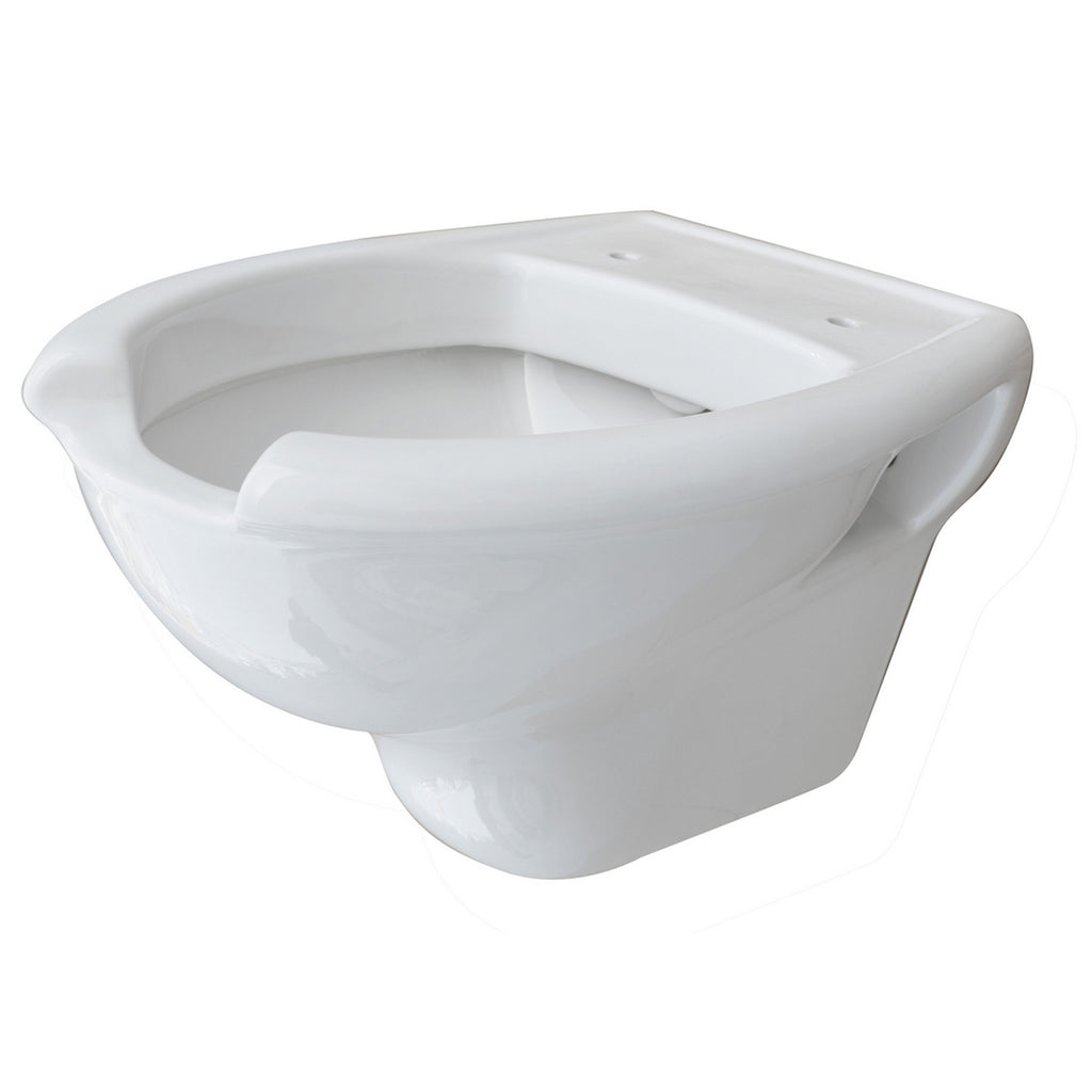 Vaso sospeso per disabili apertura frontale 39x56 cm ceramica bianca