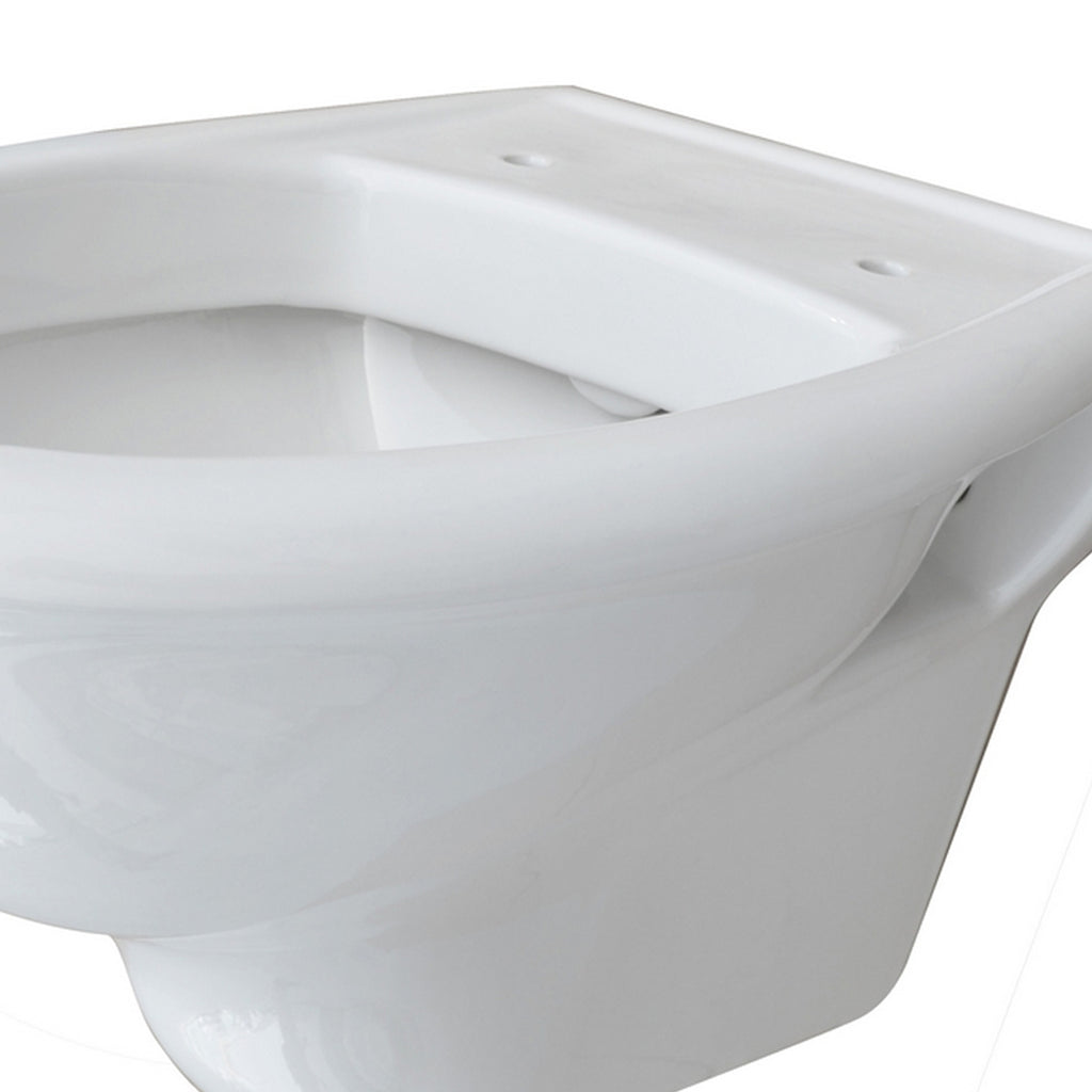 Vaso sospeso per disabili apertura frontale 39x56 cm ceramica bianca