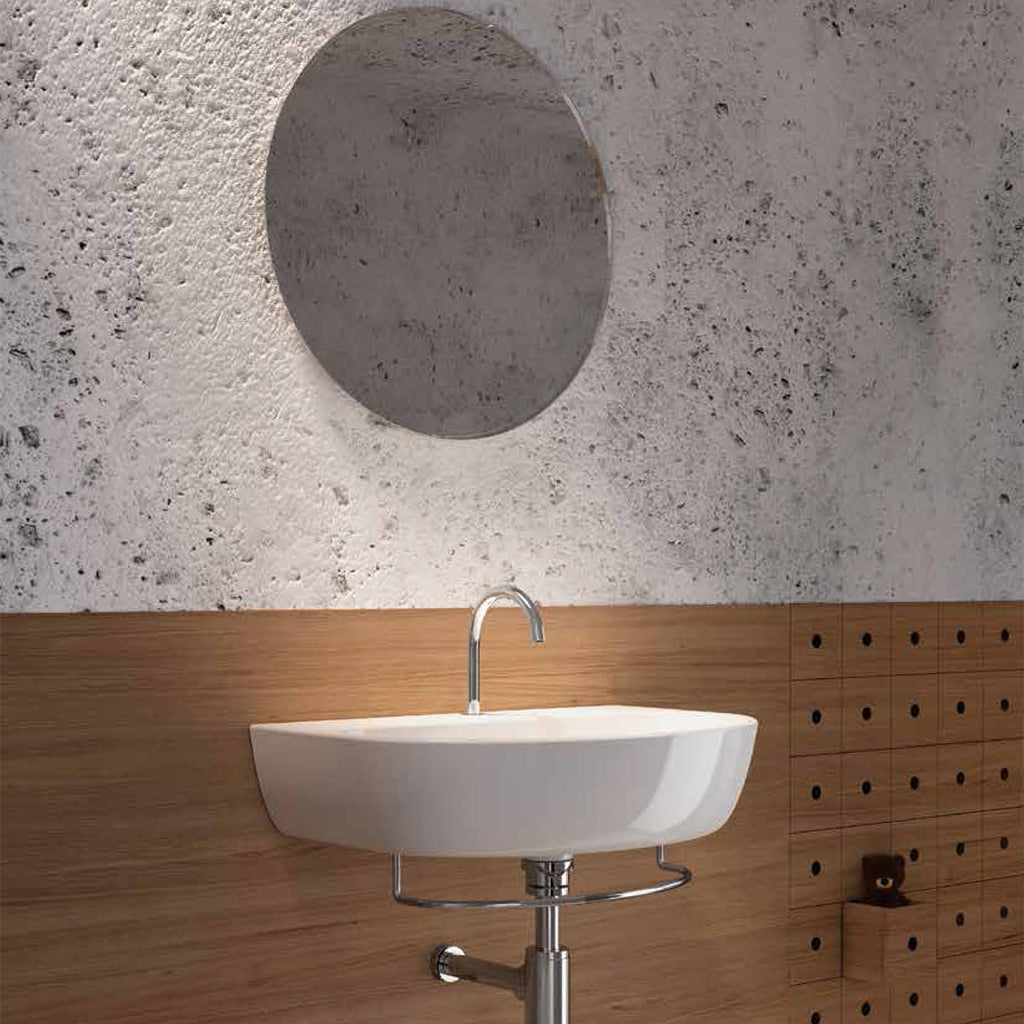 Lavabo sospeso moderno completo di portasciugamani Domus Falerii Mascalzone 64