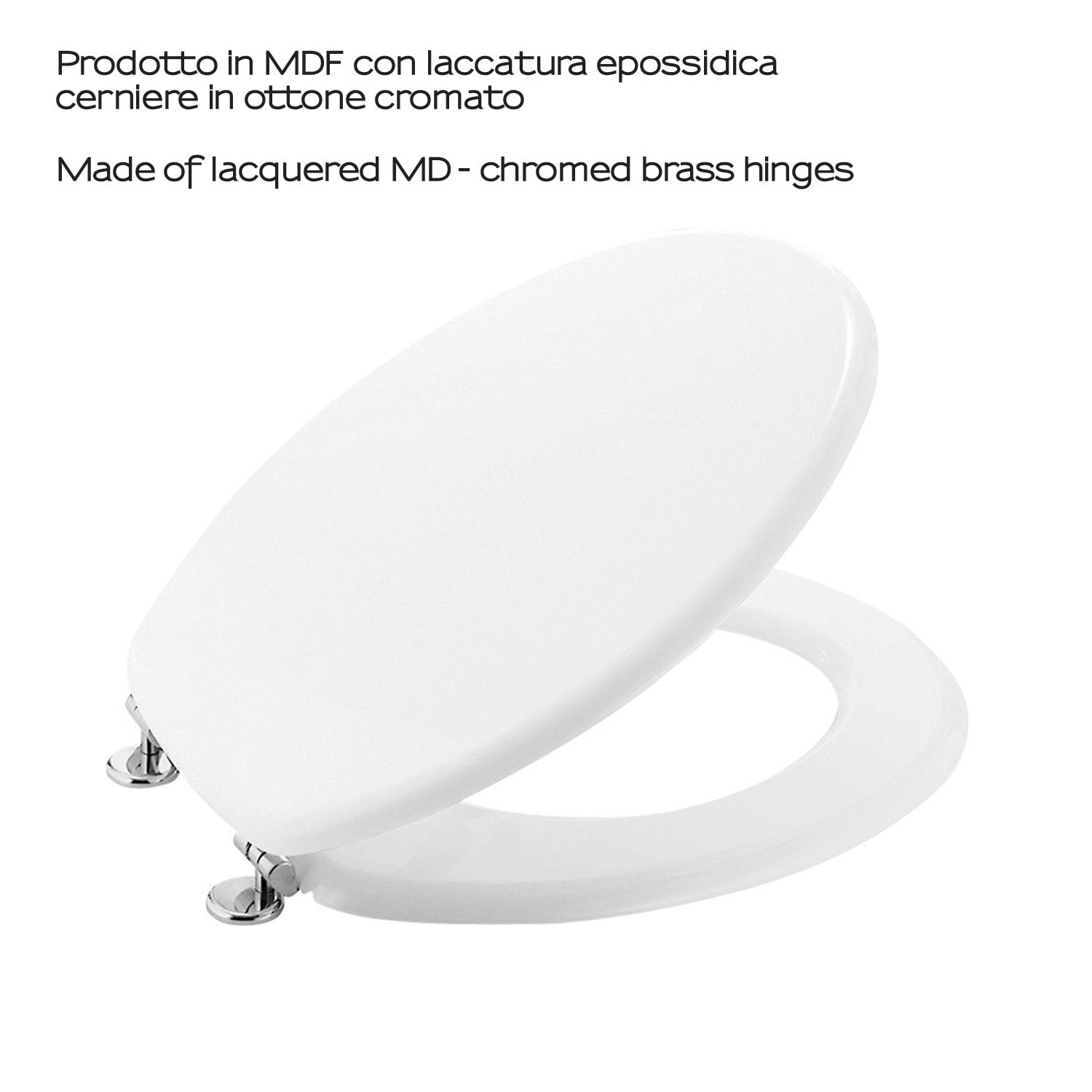 Copriwater universale di Gedy modello Smeraldo - Bianco