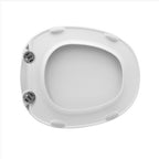 Sedile WC termoindurente con cerniere regolabili per RAK serie Astria - Bianco