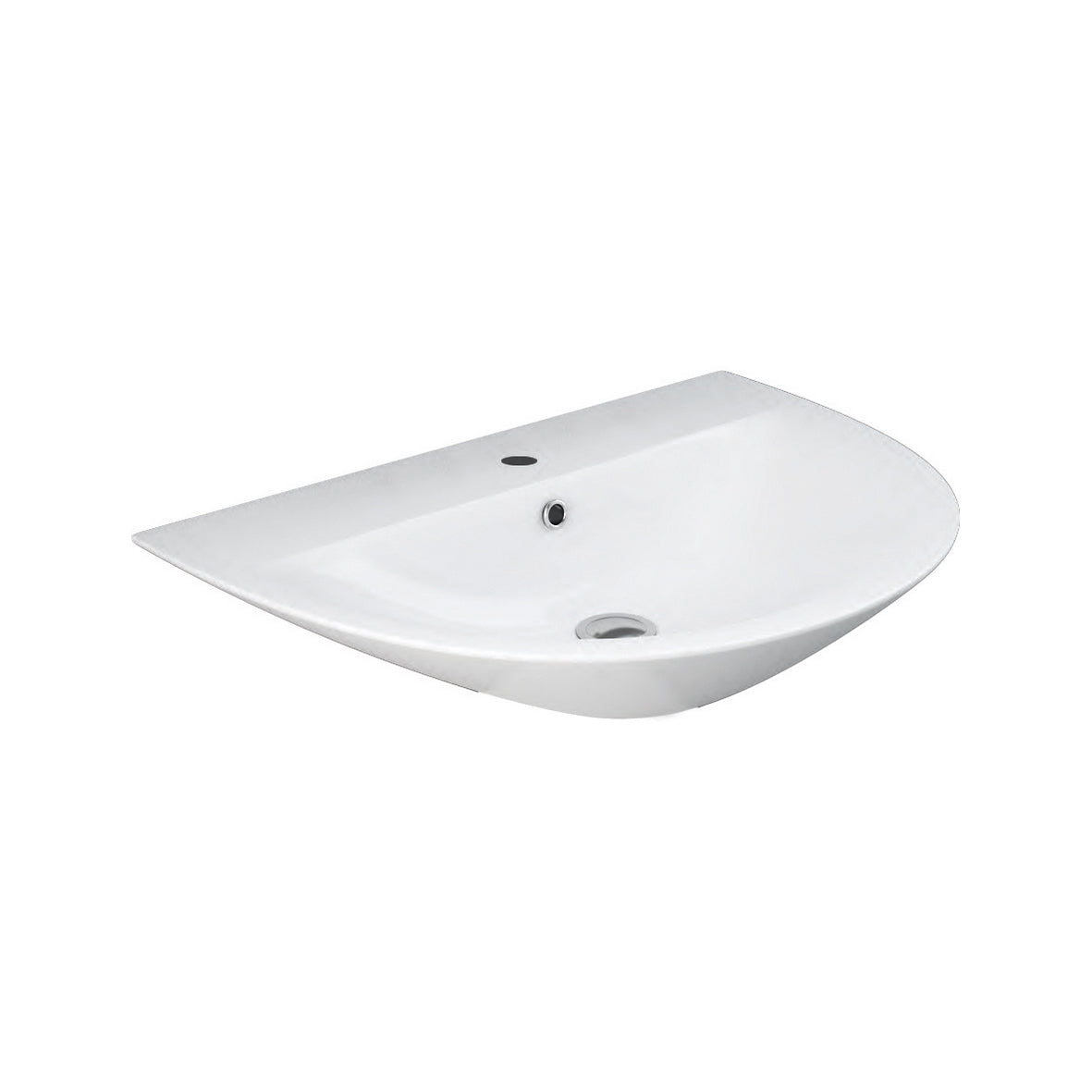Lavabo sospeso monoforo RAK serie Astria 50 cm - Bianco