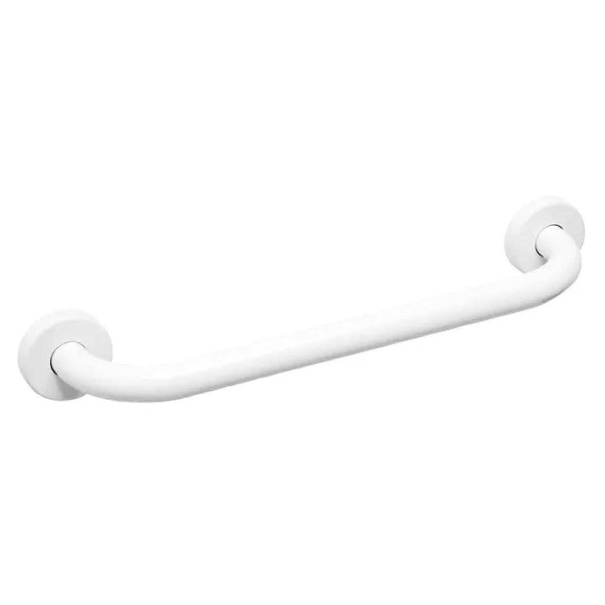 Corrimano di sostegno orizzontale per disabili Ã˜32 mm da 60 cm - Bianco