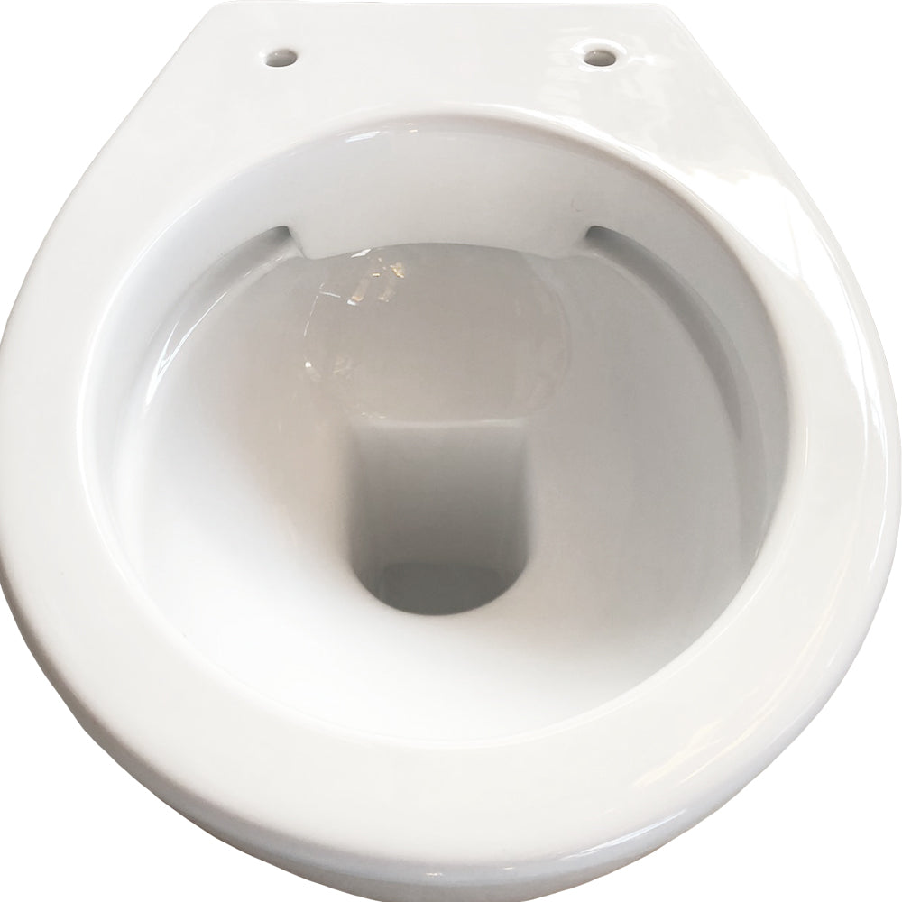 Vaso e coprivaso per installazione filomuro in ceramica Gran Mascalzone by Domus Falerii