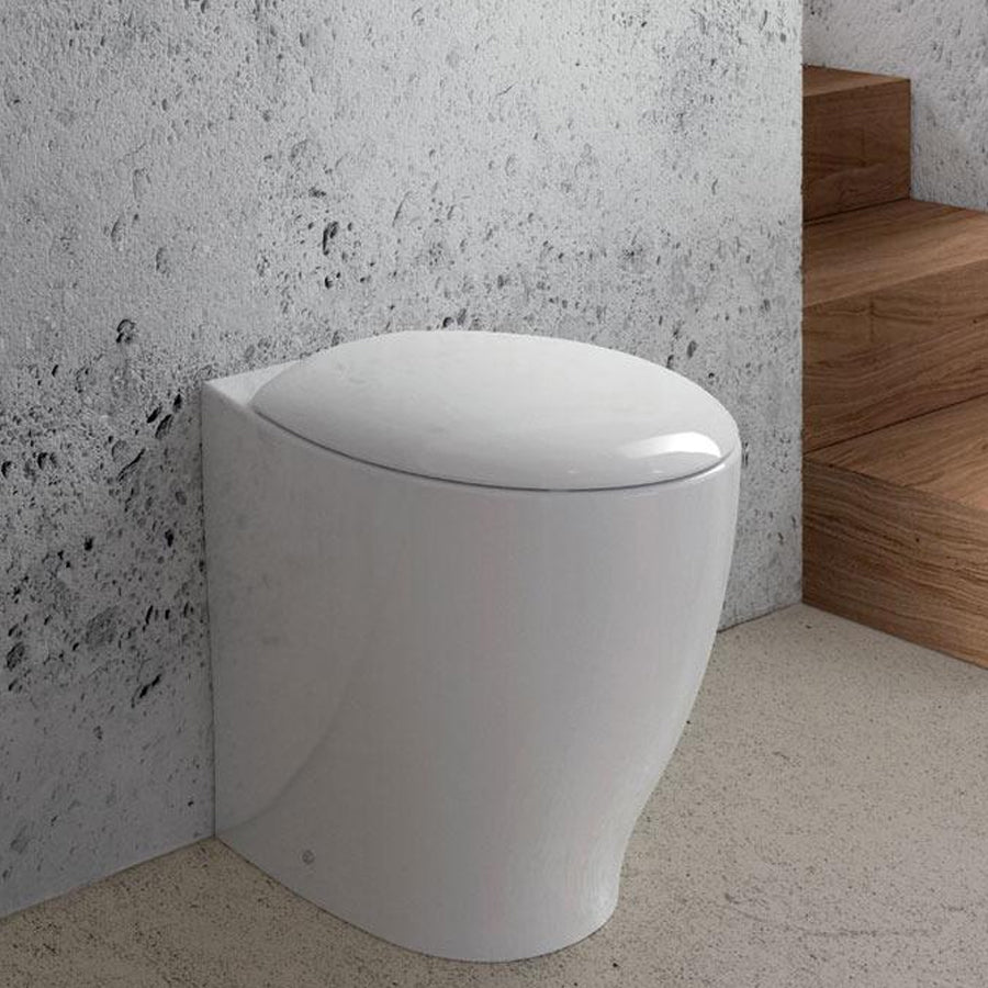 Sanitari Filo Muro Moderni Ceramica Domus Falerii Mascalzone sedile Chiusura tradizionale