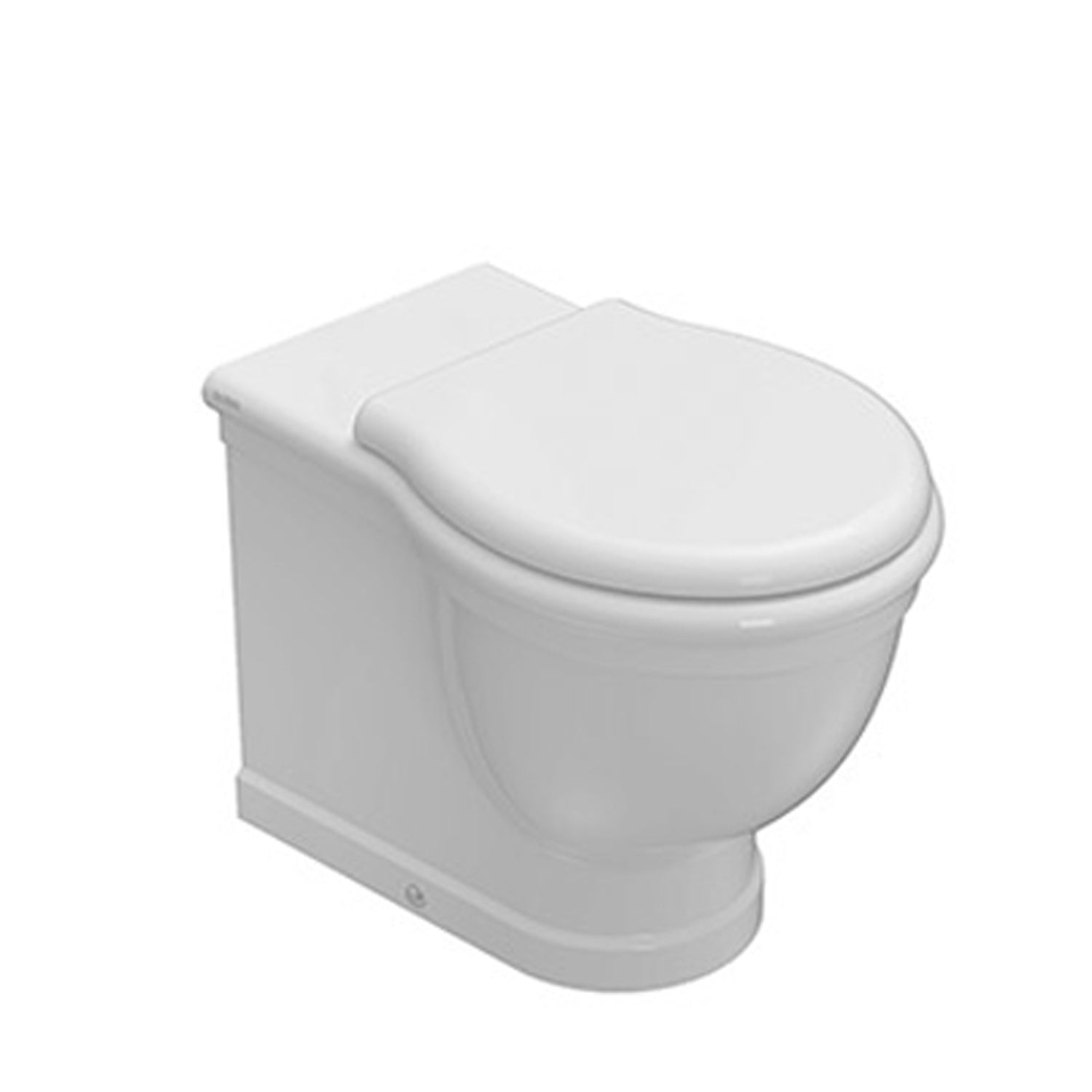 Vaso filoparete 57x38 cm modello Paestum Ceramica Globo - sedile Softclose