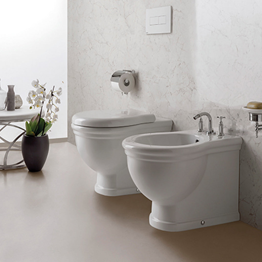 Vaso filoparete 57x38 cm modello Paestum Ceramica Globo - sedile Softclose