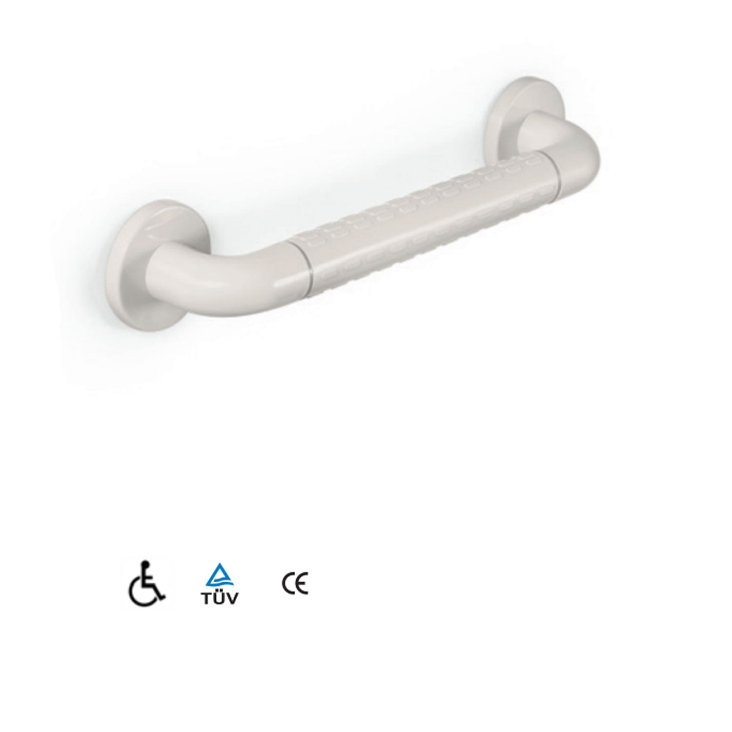 Maniglione di sicurezza in nylon bianco collezione Othello di Lineabeta