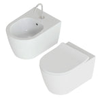 Sanitari Sospesi moderni senza brida Domus Falerii  Foglia Medium rimfree