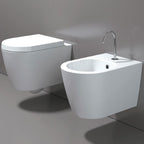 Sanitari Sospesi moderni senza brida Domus Falerii  Foglia Medium rimfree