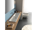 Lavabo da incasso 105x34 Ceramica Globo Stockholm  FO105.BI