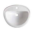 Lavabo da incasso Althea modello Clik 49x41 cm bianco lucido