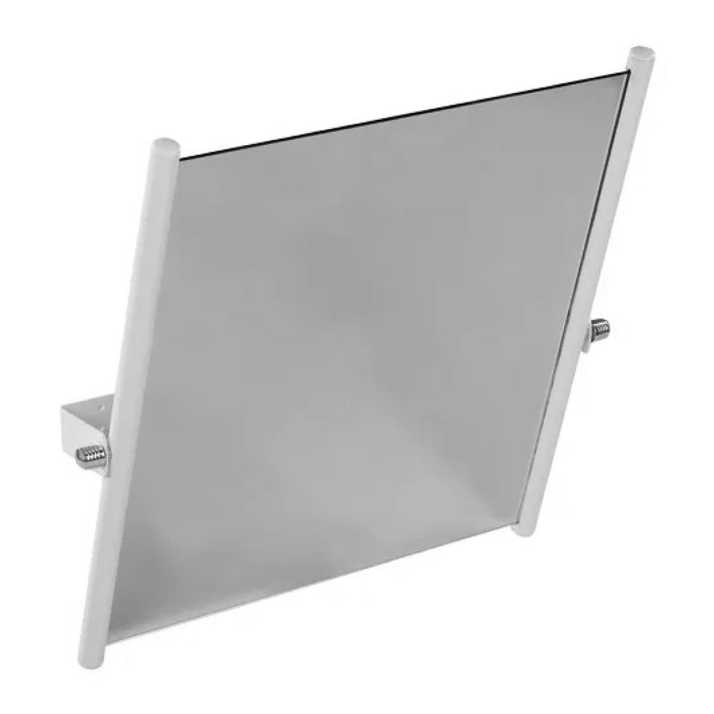 Specchio reclinabile per disabili 60x65 cm in acciaio verniciato