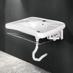 Staffa pneumatica per lavabo disabili con regolazione con leva anteriore