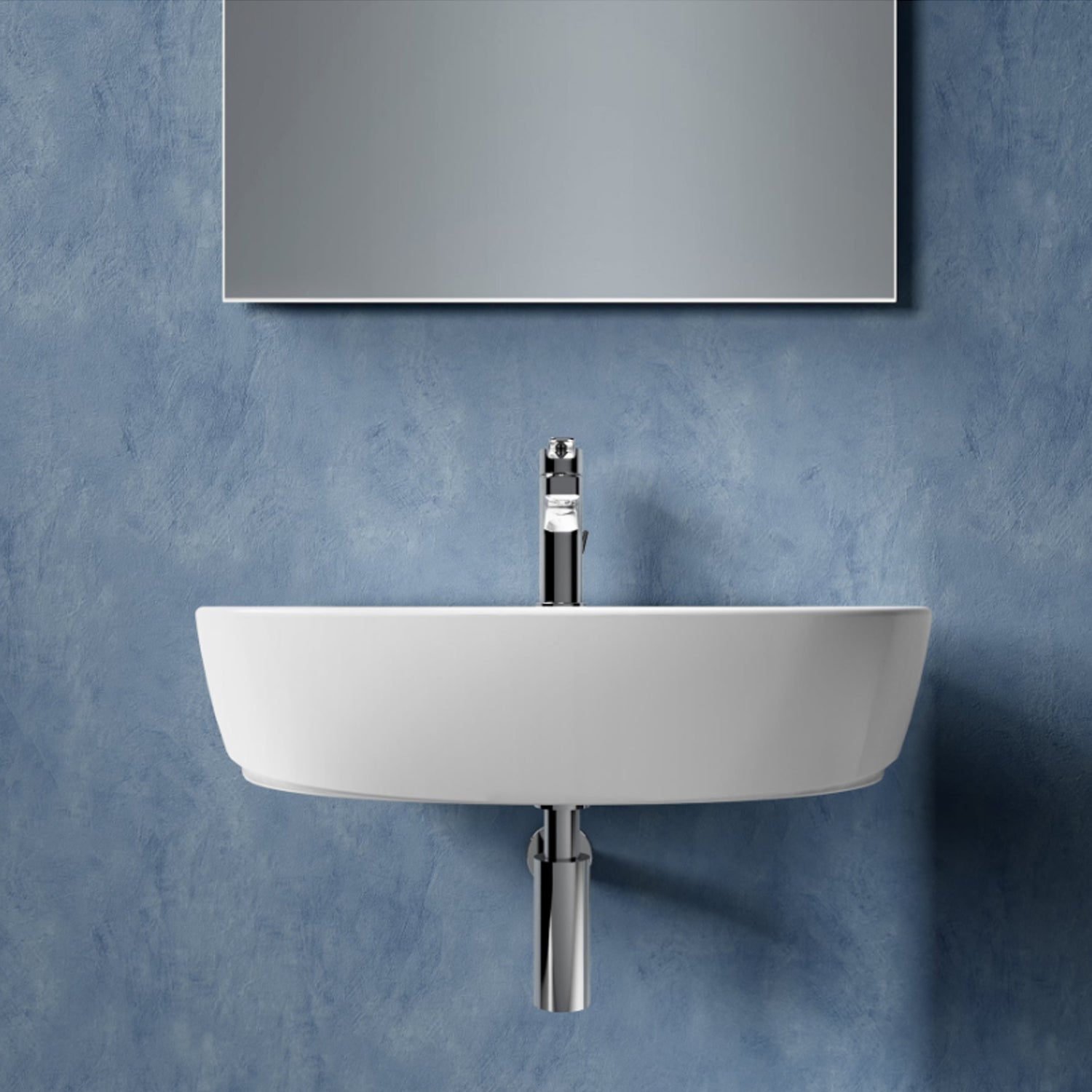 Lavabo sospeso Ceramica Dolomite modello Demy 55x46 cm