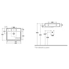 Lavabo Sospeso o da Appoggio di Ceramica Globo modello Classic 60x50