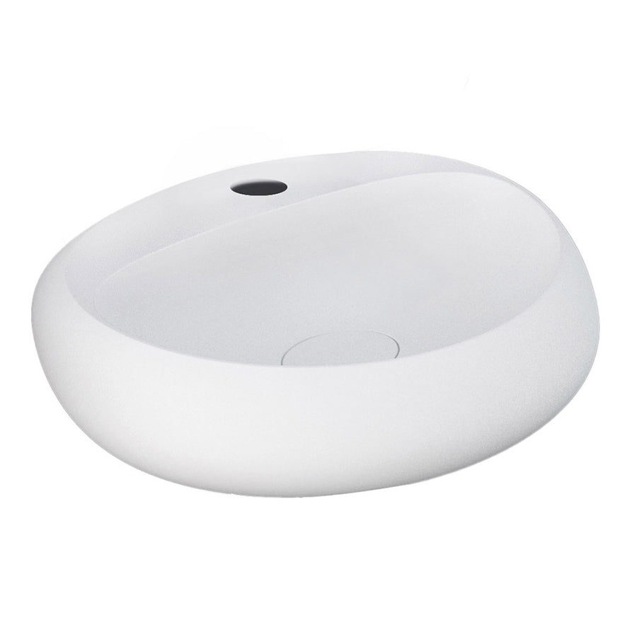 Lavabo sospeso modello Cloud Rak Ceramics cm 65x44 senza troppopieno bianco opaco