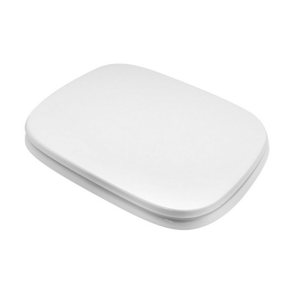 Sedile wc compatibile per vaso Globo modello Daily Forma 8 con Cerniere C ad espansione - Bianco