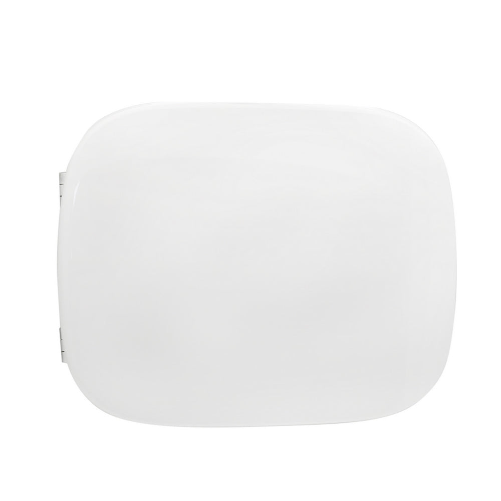 Sedile wc compatibile per vaso Globo modello Daily Forma 8 con Cerniere C ad espansione - Bianco