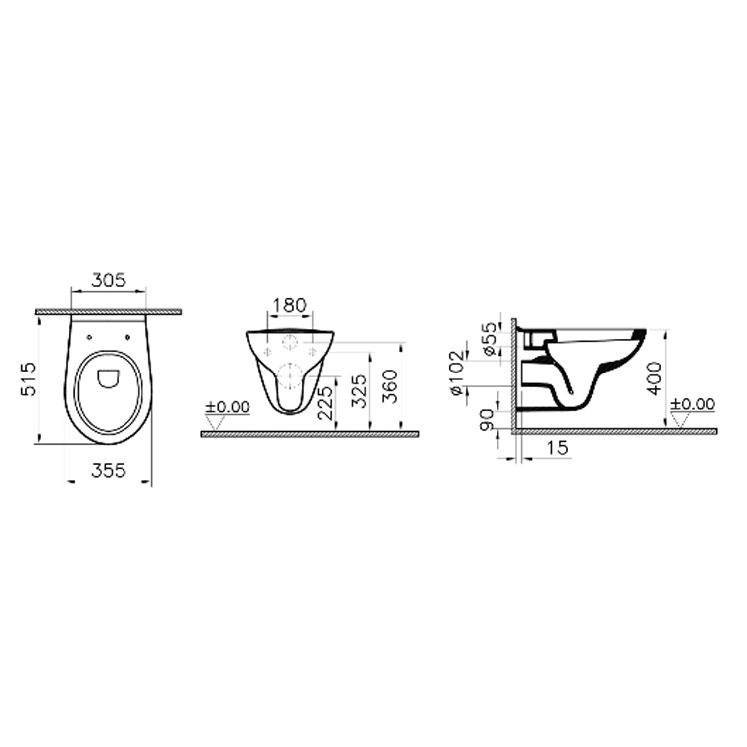 Vaso sospeso modello Normus- 51
