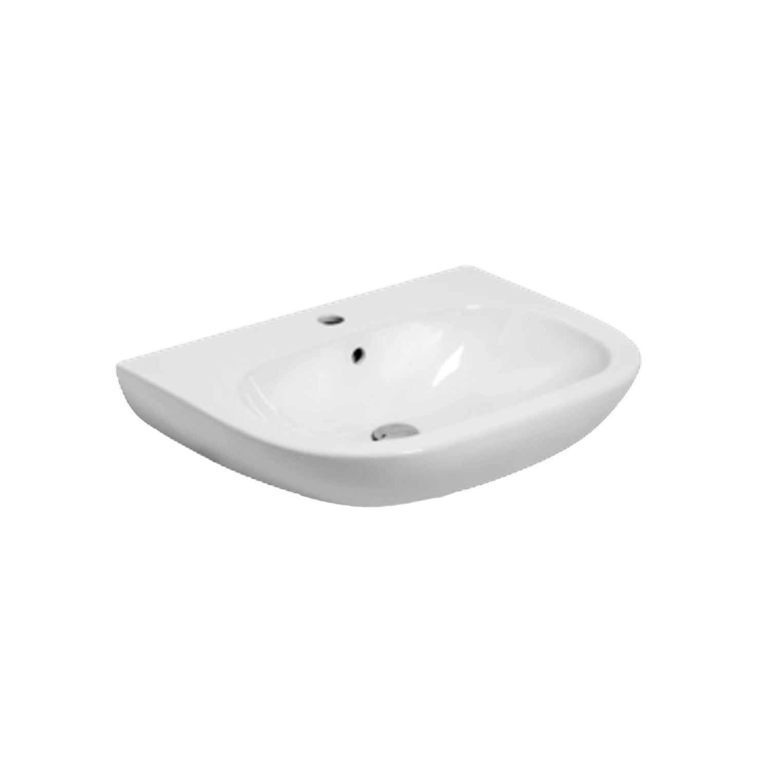 Lavabo sospeso Ceramica Azzurra modello Pratica 64x48 cm