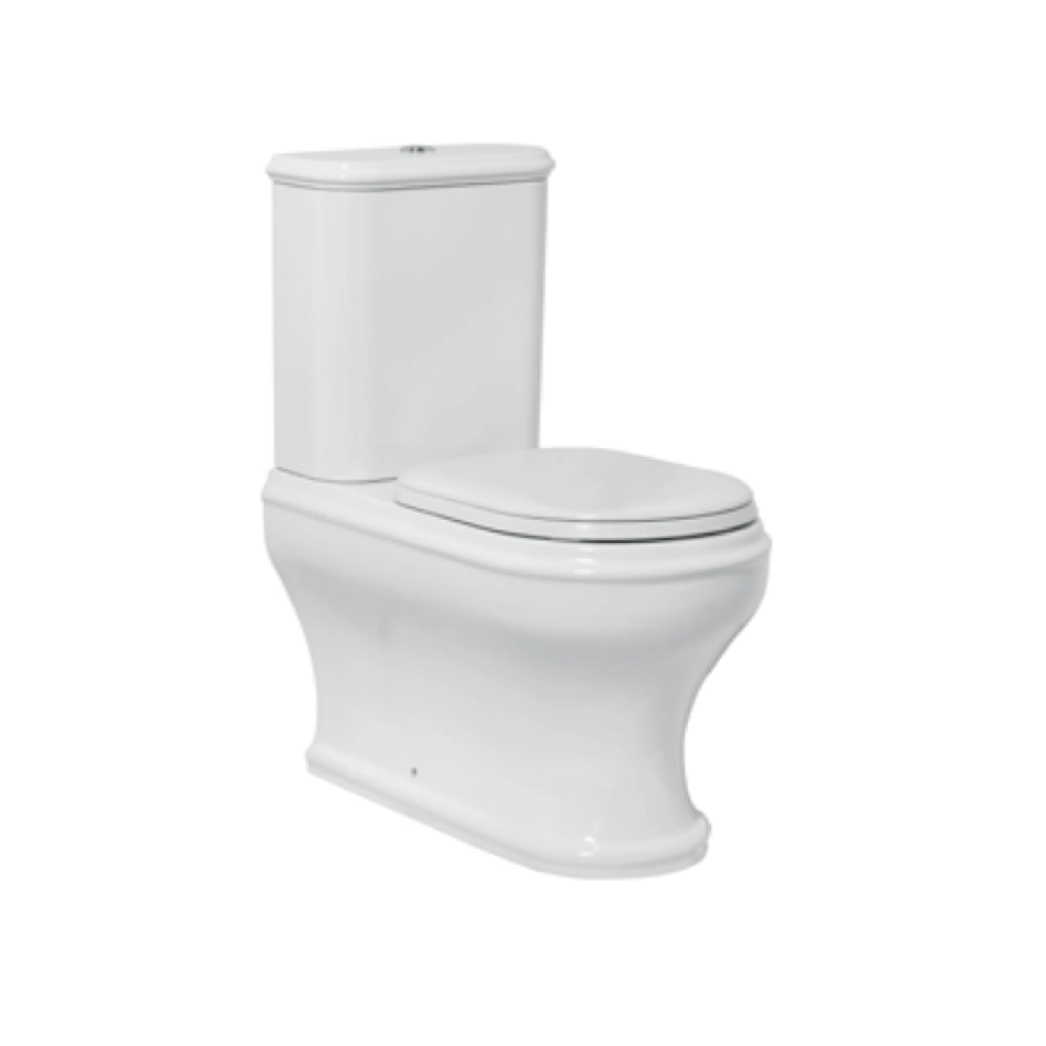 Vaso filoparete monoblocco con cassetta Azzurra linea Charme con sedile soft close