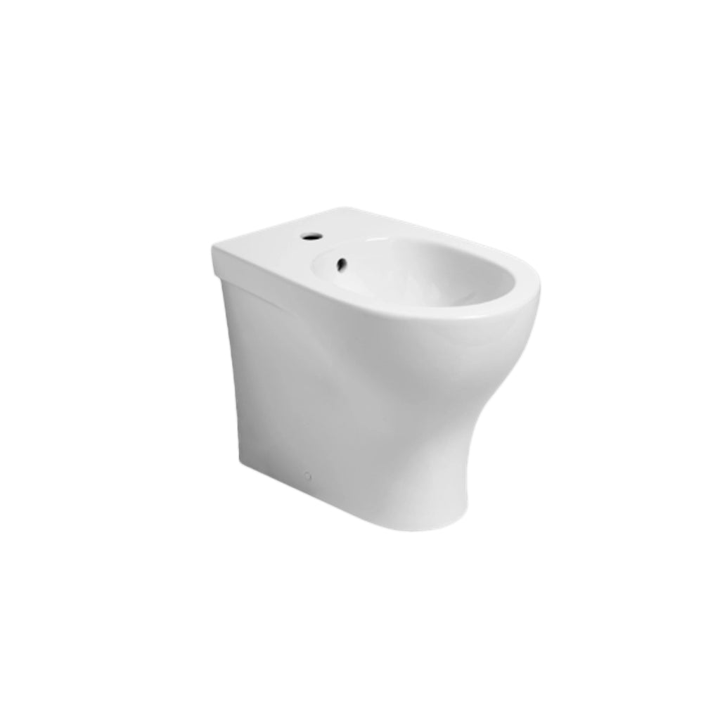 Bidet filo parete in ceramica collezione Pratica by Azzurra 53x34