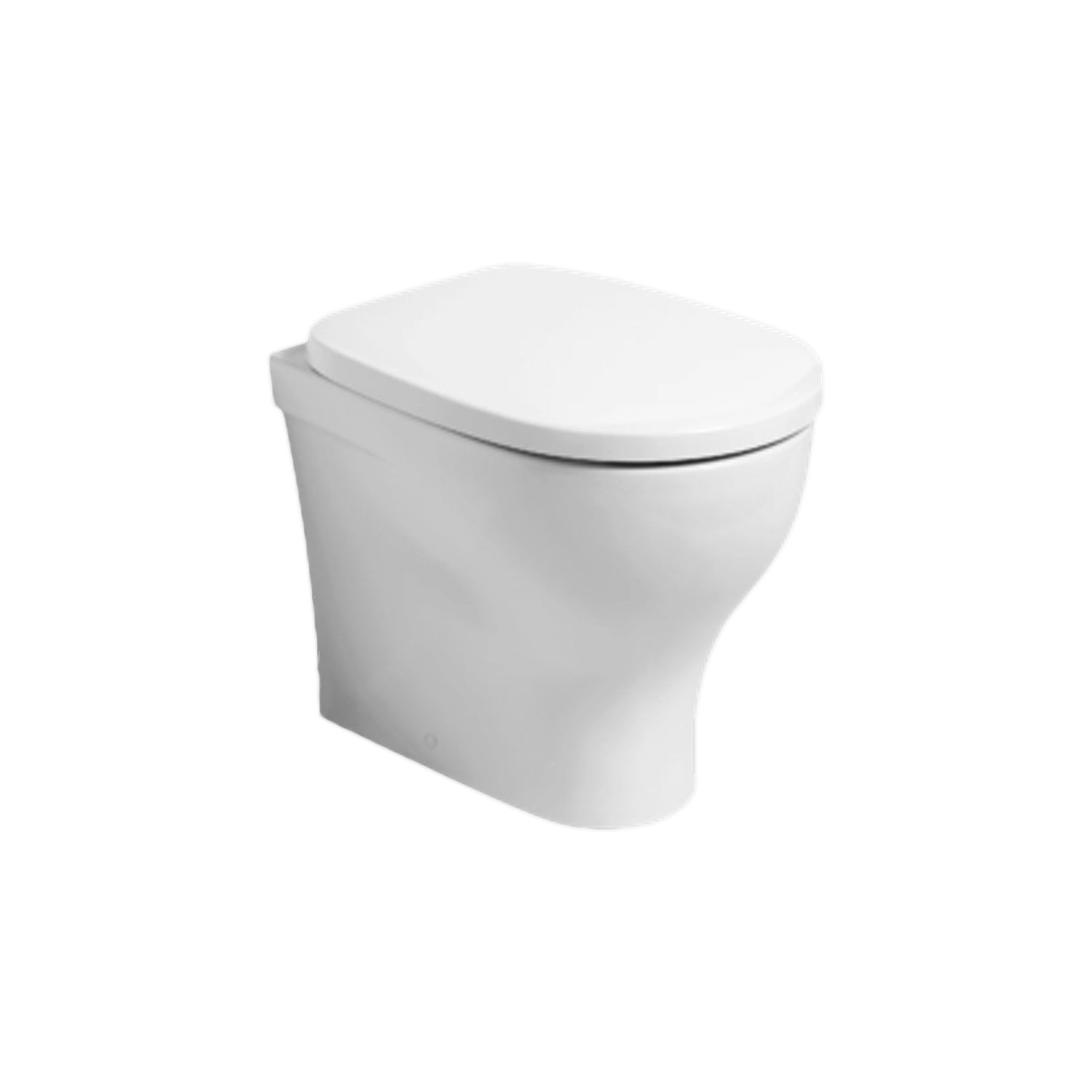 Vaso filo muro Ceramica Azzurra Pratica con sedile in termoindurente soft close