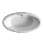 Vasca freestanding in vetroresina 180x95 cm Ceramica Azzurra serie Comoda - Bianco lucido